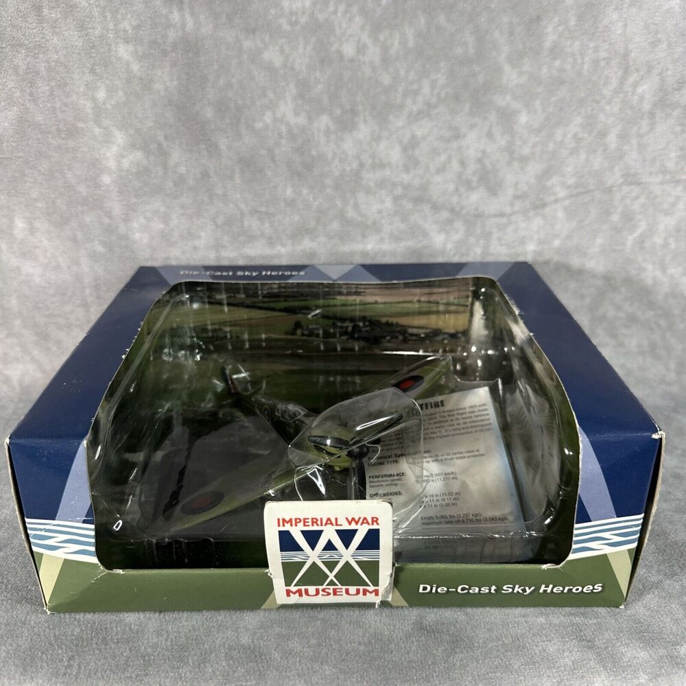 Imperial War Museum UK Die-Cast Sky Heroes SpitFire Plane 2007 New in Box